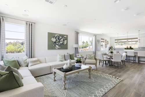 Plan 6 Model Home Great Room